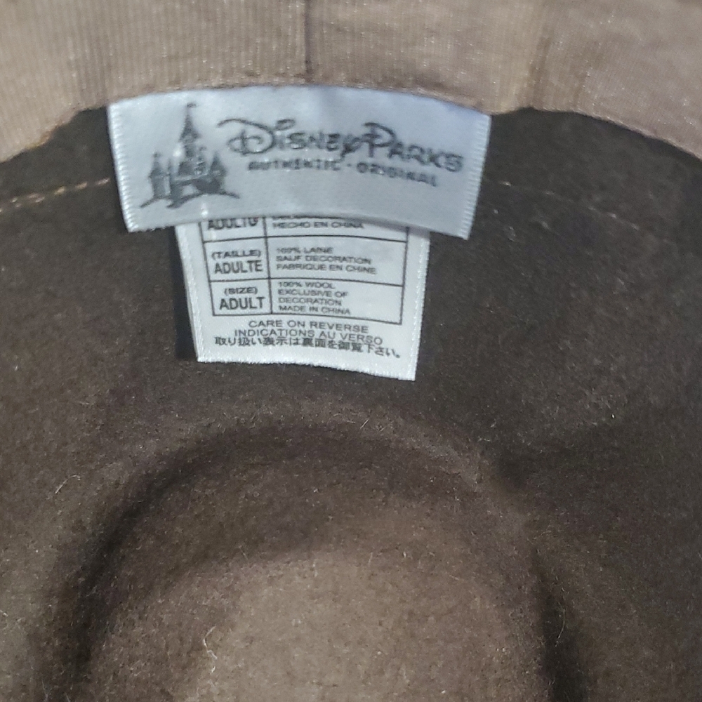 Disney Park  Brown and Cream Fedora Hat - Picture 5 of 10